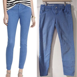 Madewell | Skinny Skinny Colored Ankle Jeans in Cornflower Blue